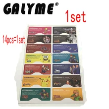 14 шт./компл. Пластик игровой консоли lable Стикеры сзади Корпус консоли сзади бирка для GBASP gameboyadvance SP Корпус случае