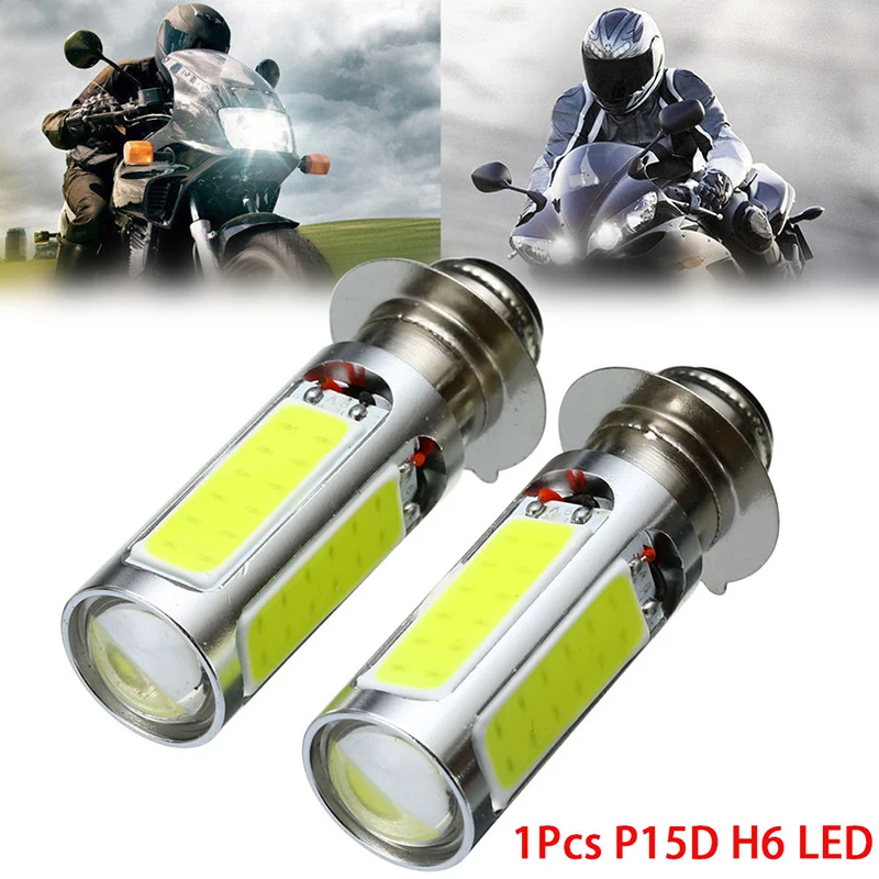 H6 P15D DC 12 В Led rcycle 1200LM Hi Lo лампа для скутера аксессуары Moto DRL Для Suzuki головной светильник Canbus противотуманный светильник 12 SMD