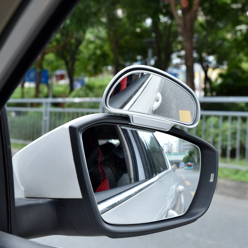 YASOKRO Зеркало для автомобиля с регулируемым углом обзора 360 градусов, боковое зеркало заднего вида для парковки, вспомогательное зеркало заднего вида