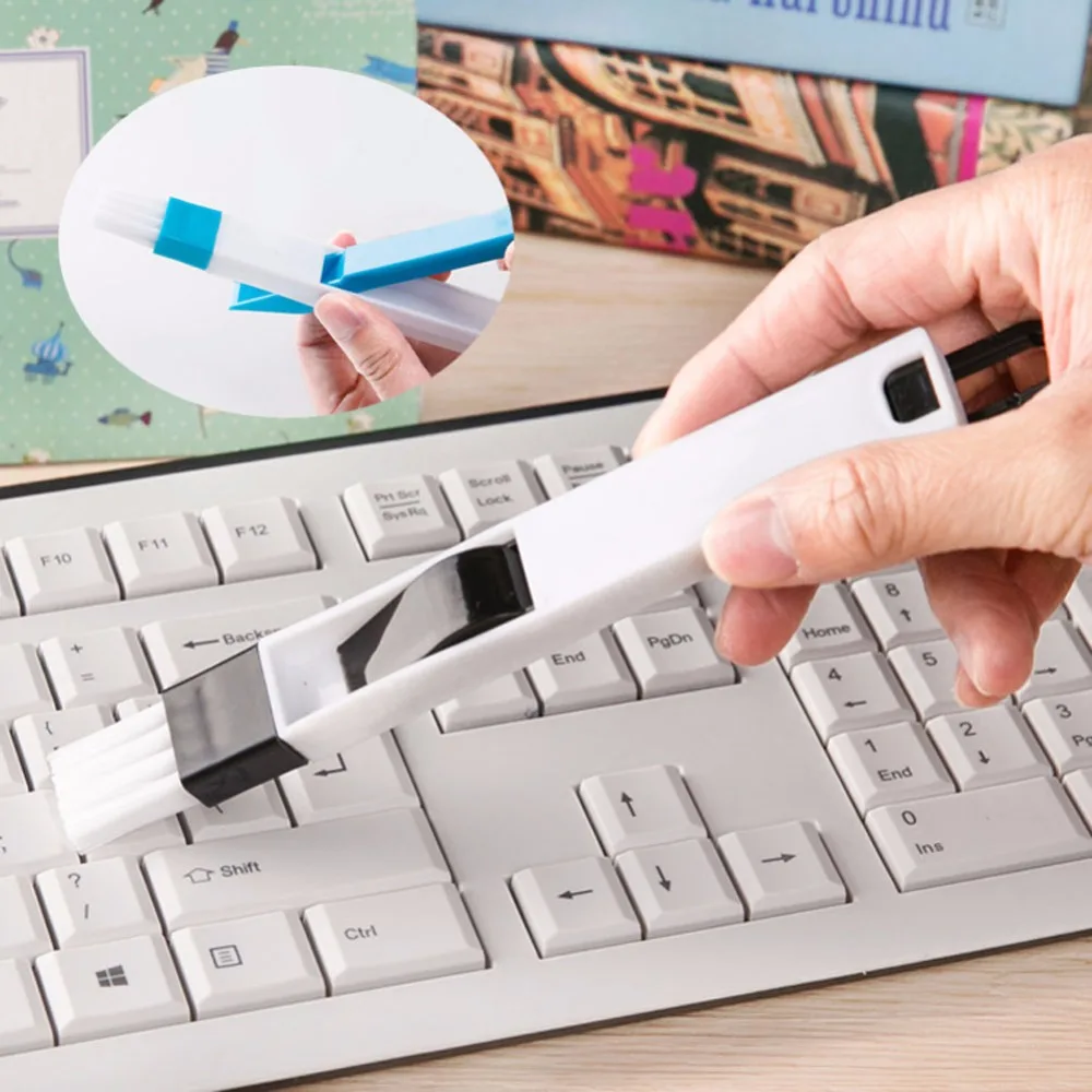 

1 Pc Protable Mini Dustpan Cleaner with Brush for Computer &Office & Keyboard