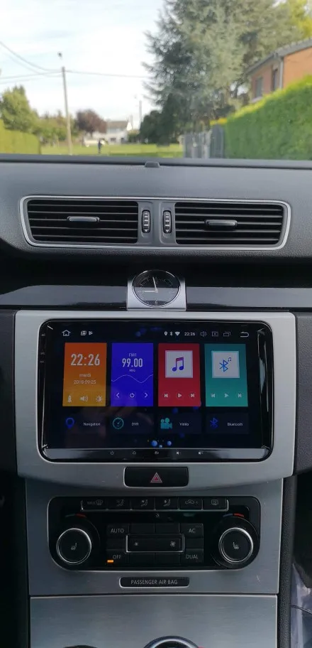 Sale 9" Android 8.0 Octa Core 4GRAM Car Player Radio GPS No DVD for vw Volkswagen Golf Plus Passat CC Touran Tiguan Sharan Skoda Seat 0