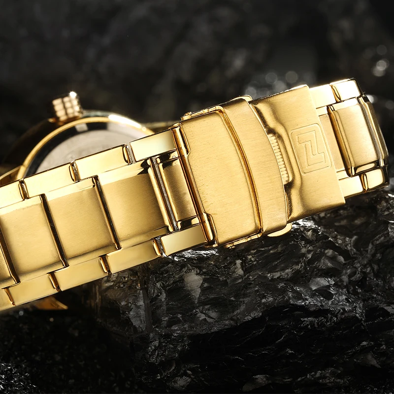 NAVIFORCE Gold Watch Men Watches Top Brand Luxury Military Wristwatch Male Clock Sport Quartz Wrist