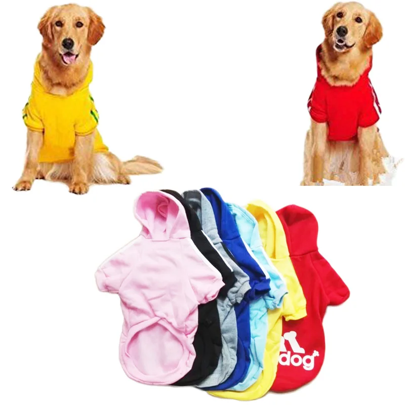 T Plus Size Large Dog Clothes Autumn/Winter Warm Soft Small Middle Dogs