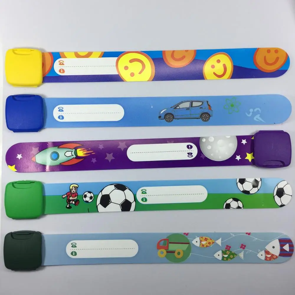 3 Pcs Child Safety Id Wristband Band Reusable Wristbands For 3 Pcs Child Safety Id Wristband Band Reusable Wristbands For Kids Variety Of Designs And Colours Fully Adjule In Bracelets From Jewelry