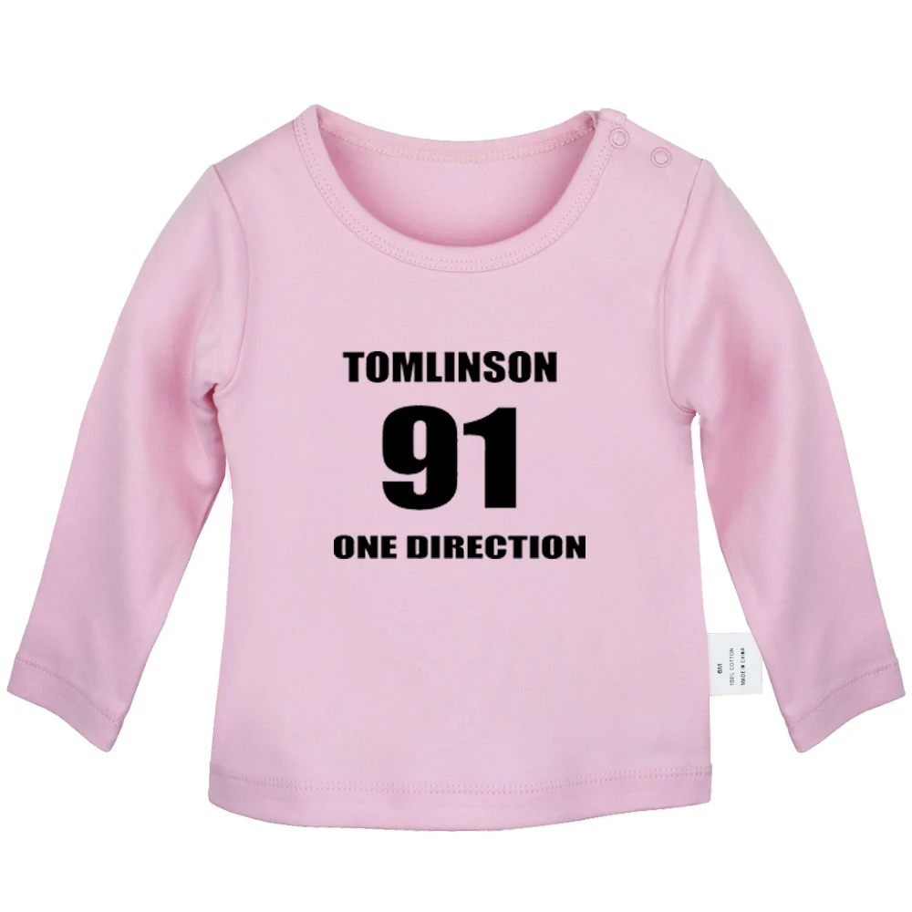 Tomlinson 91 mark 93 horay one direction The walking dead/футболки для новорожденных однотонные футболки с