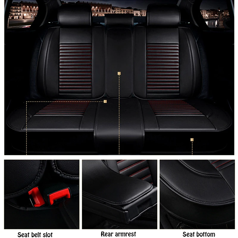 Чехол для автомобильного сиденья из искусственной кожи nissan almera seat toledo 2 renault sandero