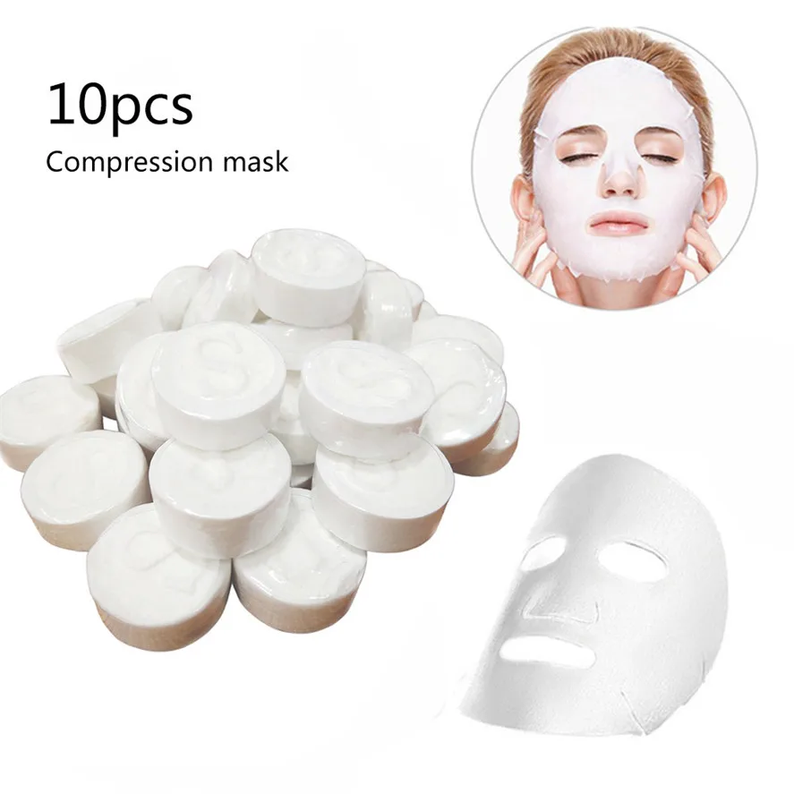 

New Women Facial Care Mask Paper OutTop 10pcs Compressed Face Mask Disposable Mask Paper Natural Skin Care Tool 30