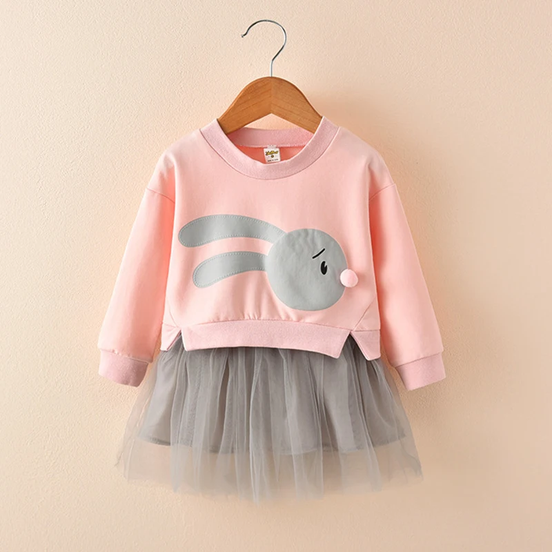 

Baby Girl Dress Christmas Party Dresses Children Cartoon Girls Clothes Kids Dresses for Girls Long Sleeve Spring Costume Vestido