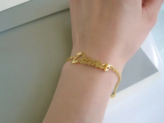 

Custom Name Bracelet Personalized Name Bracelet Name Bracelet Gold Name Bracelet Customized jewelry