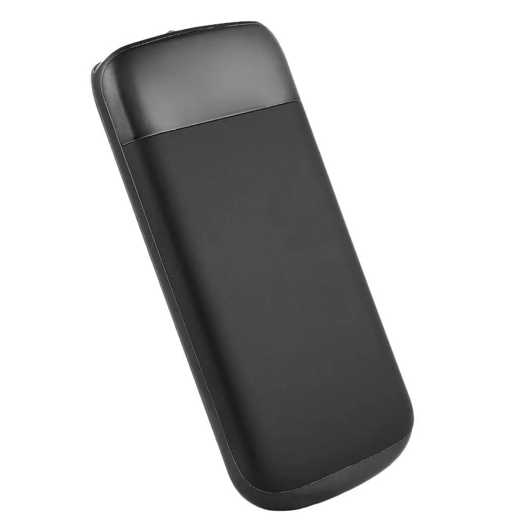 Внешний аккумулятор 30000 мАч, внешний аккумулятор, 2 USB, ЖК-дисплей, мини внешний аккумулятор, портативное зарядное устройство для мобильного телефона, для Xiaomi iphone XS Max 8 - Цвет: Black