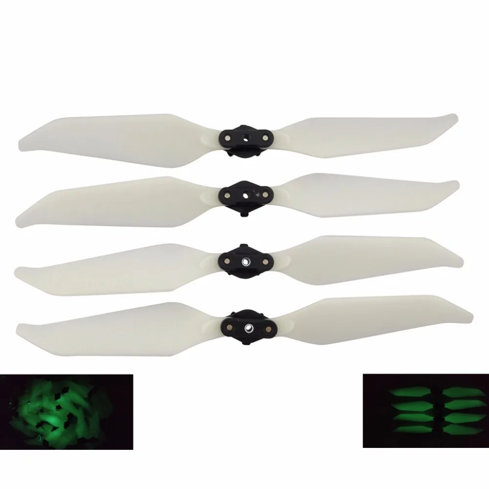 

8331 Luminescent Propeller for DJI Mavic Pro Quadcopter Accessories Platinum Blade Noise Canceling Quick Release Propeller