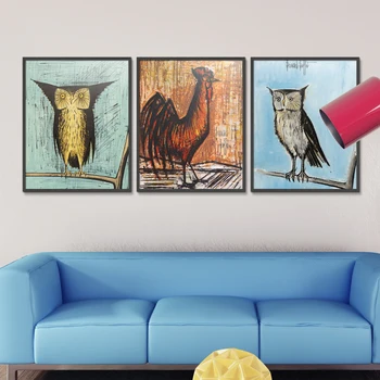 

bird Animal Abstract Bernard Buffet Oil Painting Canvas Spray Frameless Unframed digital kitchen miniature drawing airbrush