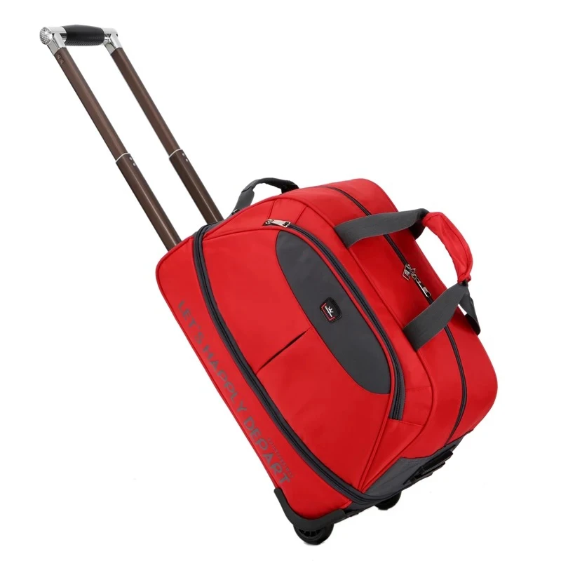 Waterproof Trolley suitcase students Thicken Rolling luggage Trolley bag Women&Men Travel Bags Carry on With Wheels