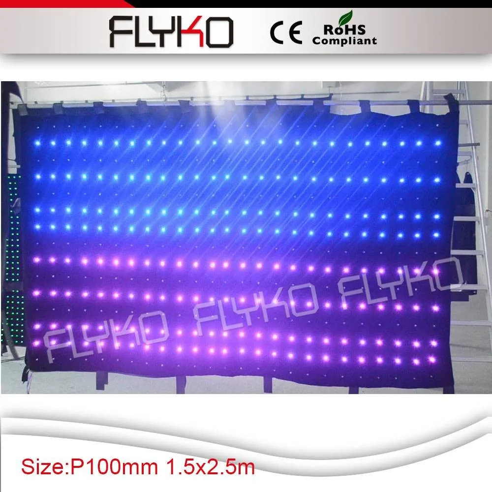 p10 led video curtain 32