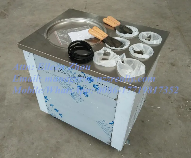 Один воздушный компрессор AT-1D6B машина для жареного мороженого тайская машина для жареного мороженого