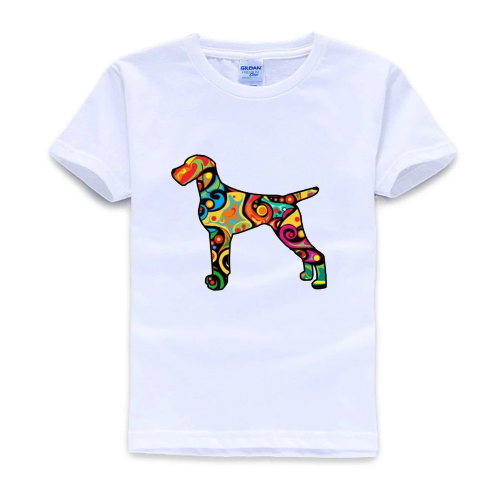 

Psychedelic Vizsla Children T-Shirt little girls clothing top toddler shirts kids clothes Fashion Cotton