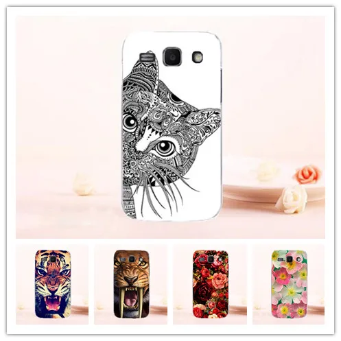 

Hot Sale DIY Hard Case For Samsung Galaxy Young Duos S6310 S6312 S6315 Phone Cases Back Cover Flowers Owl Tiger Towers Design