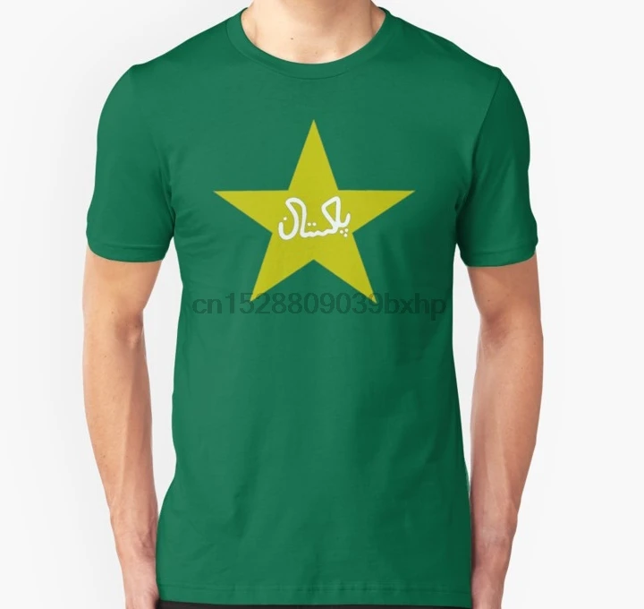 

Men Short sleeve tshirt Pakistan national cricket team logo Unisex T Shirt Women t-shirt