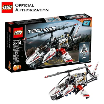 

2017 LEGO Building Blocks Plane Toy Technic Series Compatible Building Educational Blocks Ultralight Helicopter Model 42057 Gift