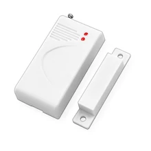 Wireless Door Window Contact Gap Sensor Detector Door Opening Warning Sensor 433MHz with Antenna for Home Security Alarm System