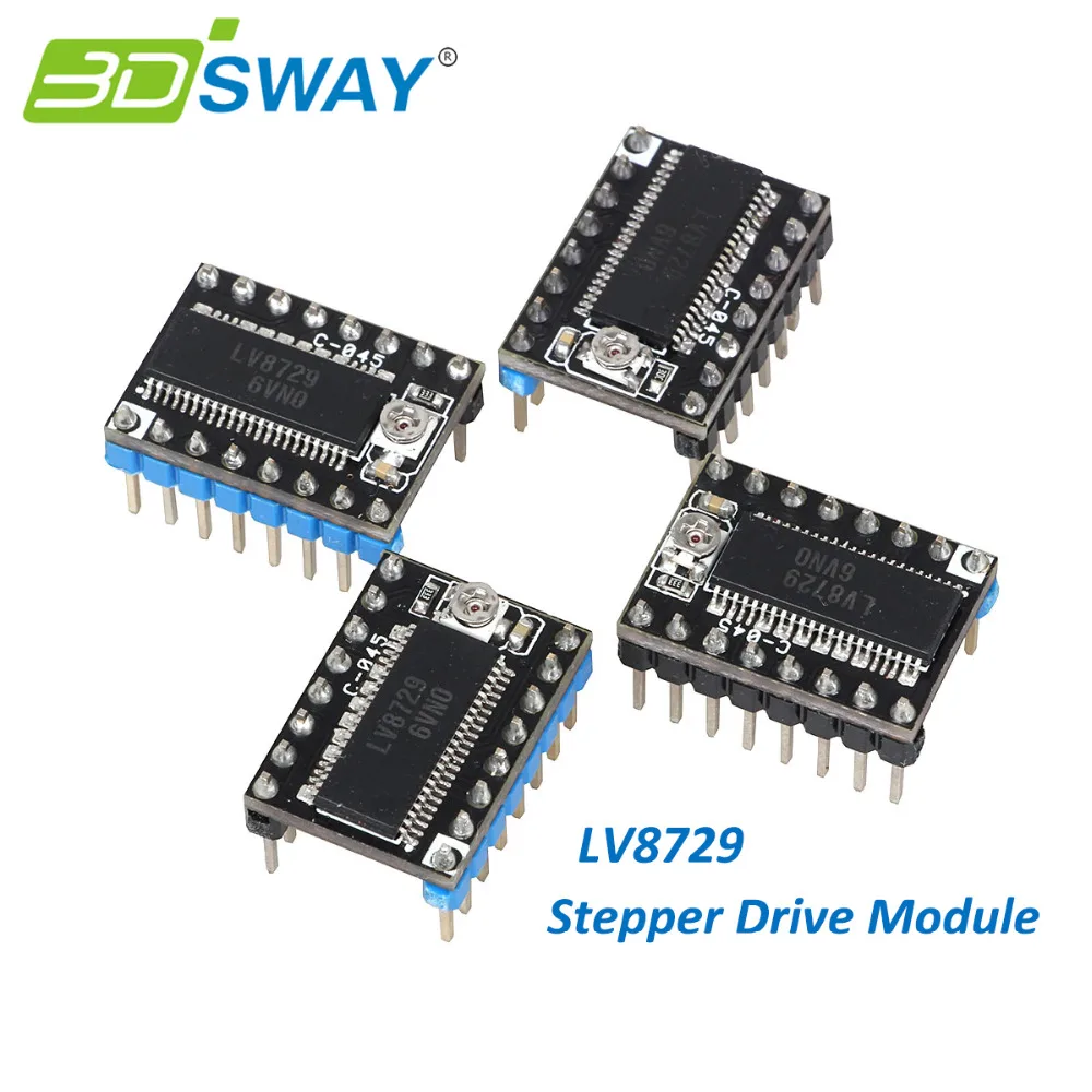 3DSWAY 3D Printer Parts 4pcs lot MKS LV8729 Stepper Motor Driver 4 layer PCB Ultra Quiet