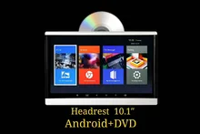 Android 6,0 reproductor de DVD uno piezas 10,1 pulgadas reposacabezas del coche 1 + 1 + 16G Multimedia MP4 MP5 Video Coche de Audio HD 1080 P HD pantalla