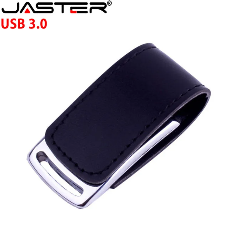 Флэш накопитель JASTER флеш USB 3 0 8 ГБ 16 32 64 кожаная Флэшка с картонной коробкой