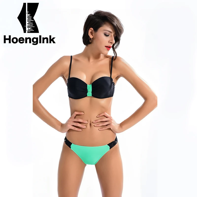 

2018 Brandman new sexy beach bikini two-piece swimming pool swimsuit hot spring low waist bikini size S to XXL 7031