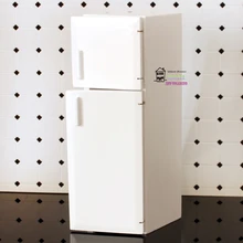 1:12 Кукольный дом миниатюрные куклы мебель белый холодильник кухонные аксессуары холодильник Классические игрушки