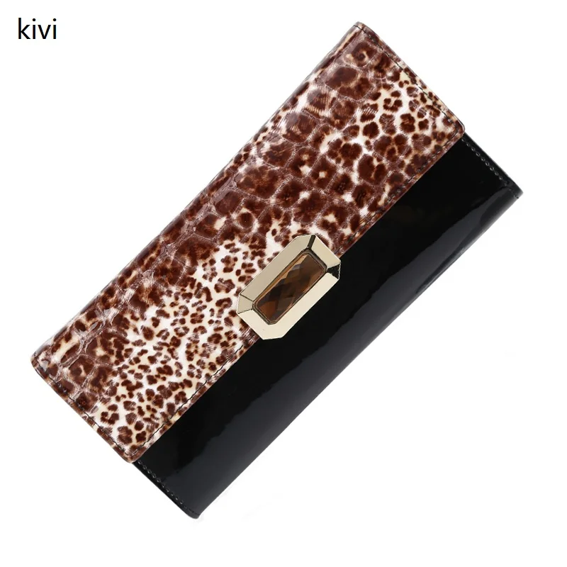2015 New Women Wallets Genuine Leather Wallet Women S Coin Purse Fashion Pattern Stone Leather Purse