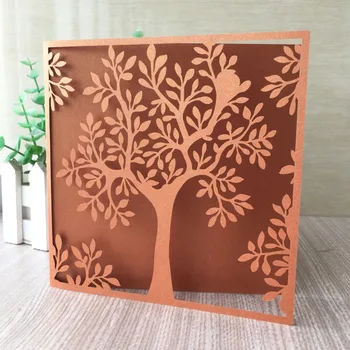

40Pcs New Classic Chic Love Party Decoration Romantic wedding Invitation Card Laser Cut Wedding Birthday Supply Decoration card