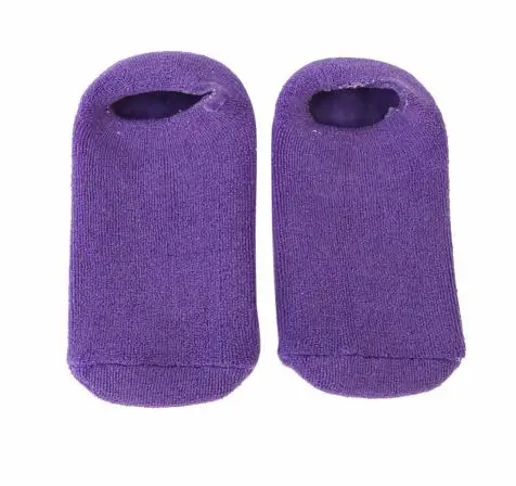 1 par de calcetines de Gel de Spa para el cuidado de los pies calcetines exfoliantes para el talón seco de pedicura 1 par de calcetines de Gel de Spa para el cuidado de los pies calcetines exfoliantes para el talón seco de pedicura