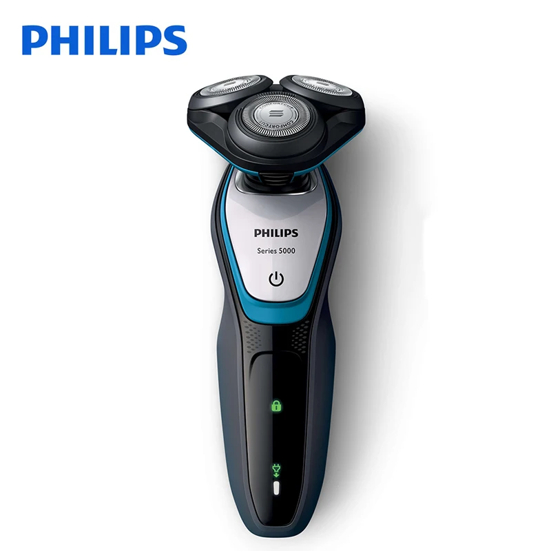 Philips S5090 электробритвы вращающиеся перезаряжаемые с 3D плавающими головками моющиеся удобные мужские электробритвы - Цвет: Philips s5090