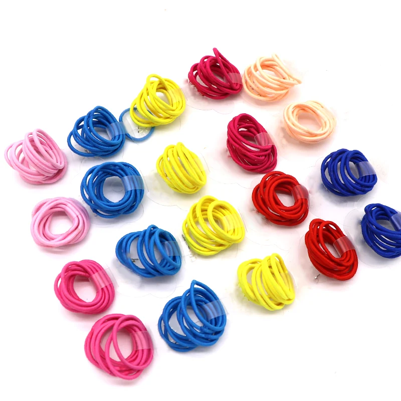 100PCS Girls Hairband Hair Rope Gum Rubber Band Fashion Women Hair Accessories Cute Colorful Elastic Ring Headbands For Girls 100PCS Girls Hairband Hair Rope Gum Rubber Band Fashion Women Hair Accessories Cute Colorful Elastic Ring Headbands For Girls