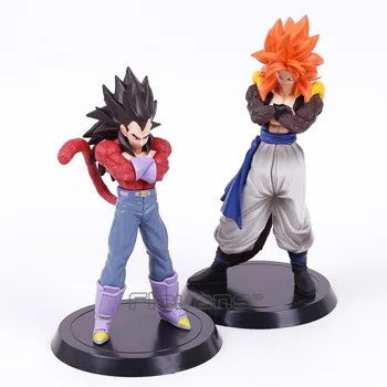 

Dragon Ball Z Figurines Son Goku Gogeta & VegetaSuper Saiyan 4 Collection Toys 2pcs/set