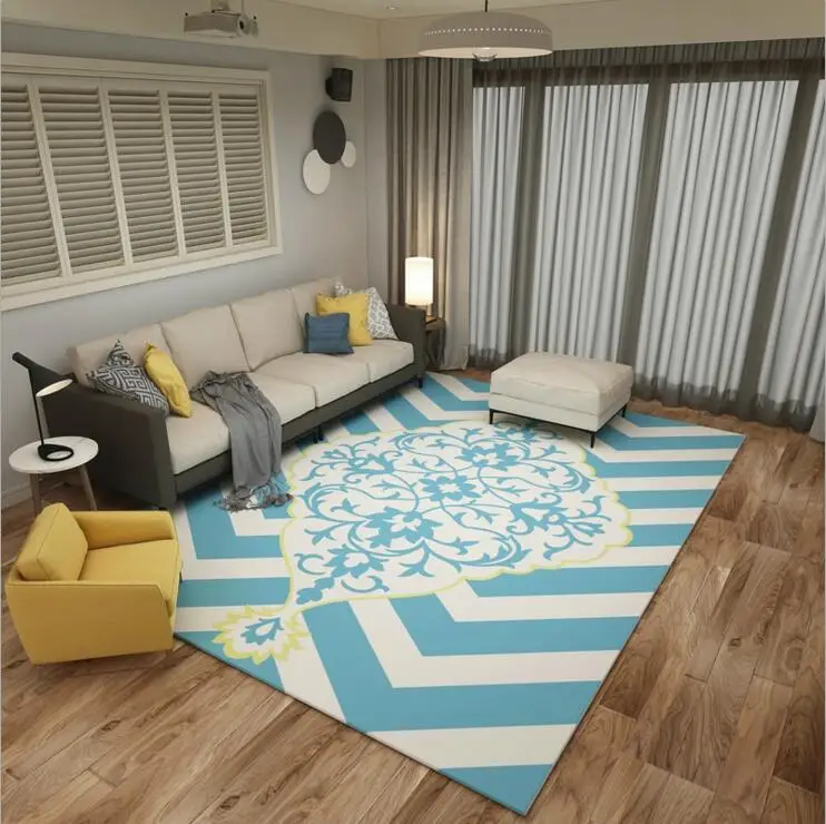 Креативный ковер в средиземноморском стиле, дизайн, большие ковры для гостиной, спальни, ковер для дома, коврик для детской комнаты, напольный коврик