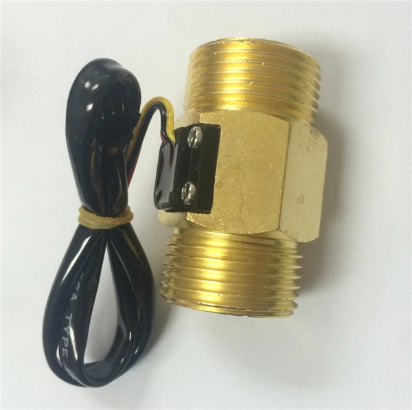 Copper brass Hall flow meter sensor for water measurement (2)