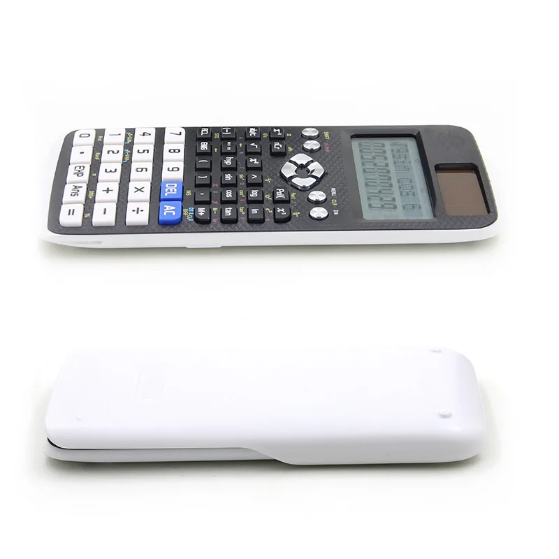 المحمولة الأسود ABS عرض آلة حاسبة علمية المحمولة متعددة وظيفة DigtitalCounter للطلاب Calculatore أداة