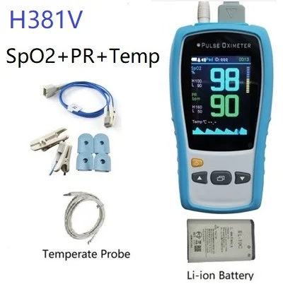 Пульсоксиметр ручной для измерения пульса с ЖК дисплеем 2 8 дюйма|pulse oximeter|oximetro de