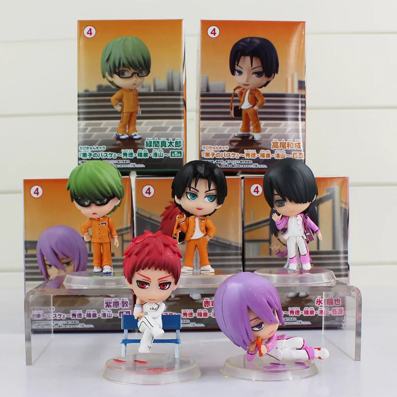 5 шт./лот новая популярная экшн фигурка Kuroko Tetsuya без корзины Kise Ryota из ПВХ модель