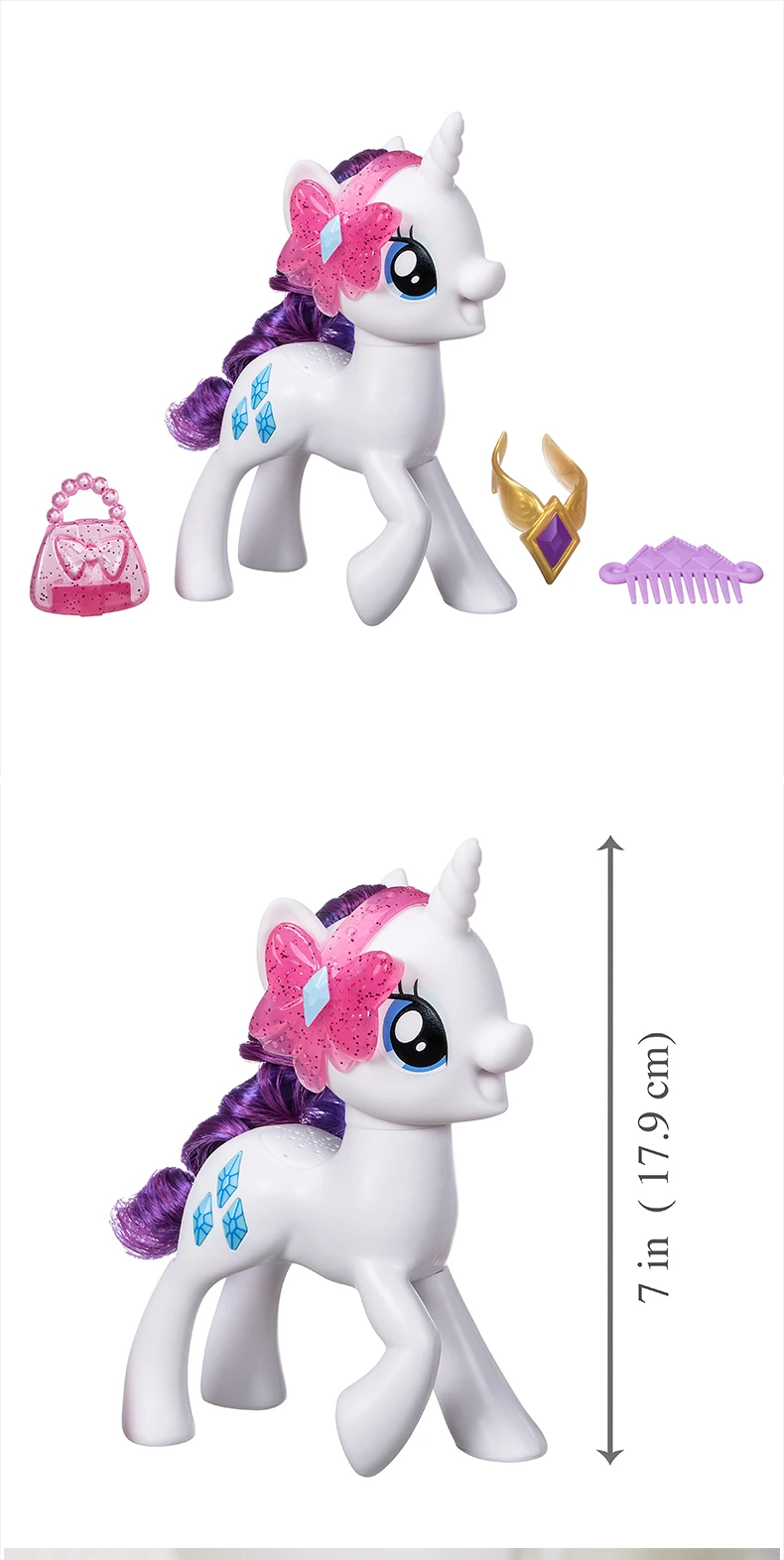 Hasbro My Little Pony Meet Rarity Pony Meet Twilight Figure with 