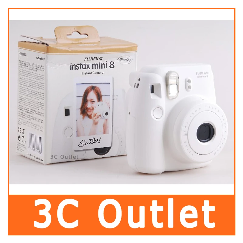 Fujifilm Instax Mini 8 мгновенная пленка камера(белый), Рождество/День рождения подарок