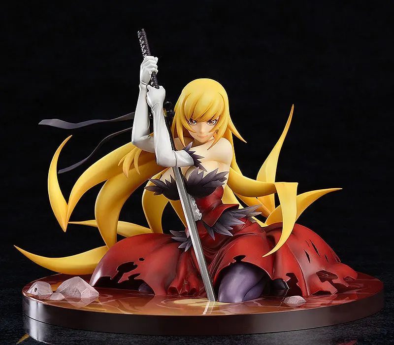 Monogatari Nisemonogatari Oshino Shinobu оружие Фигурки ПВХ brinquedos Коллекция Фигурки игрушки для Рождественский подарок