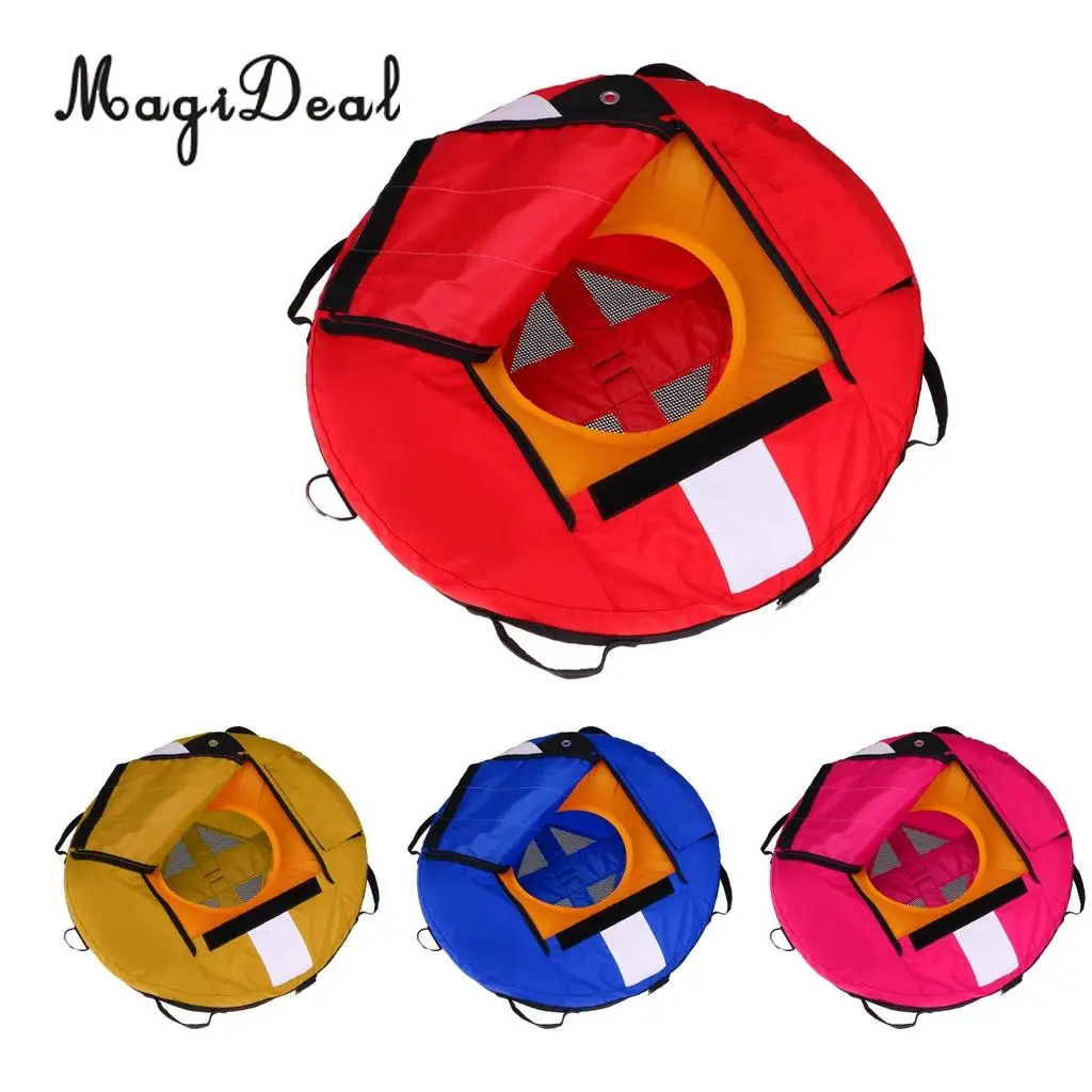 Heavy Duty Scuba Diving Freediving Diver Snorkeling Spearfishing Surface Marker Buoy/Safety Buoyancy Signal Float Gear Equipment