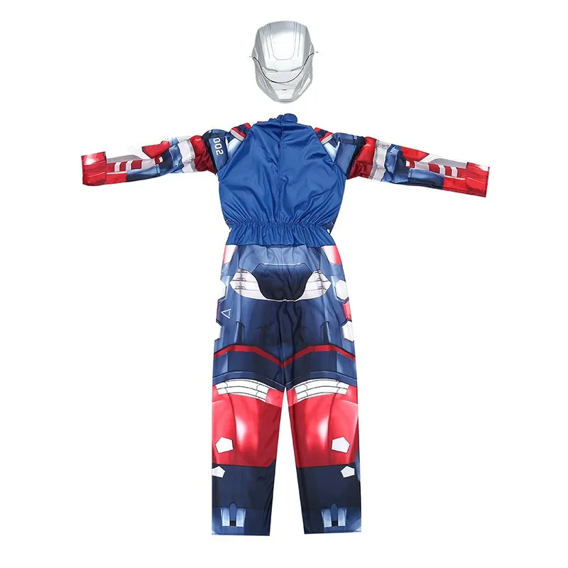 Iron Man 3 Patriot Muscle Child Superhero Halloween Costume Kids Fantasy Fancy Dress Avengers Superhero Carnival Party Disfrace Iron Man 3 Patriot Muscle Child Superhero Halloween Costume Kids Fantasy Fancy Dress Avengers Superhero Carnival Party Disfrace