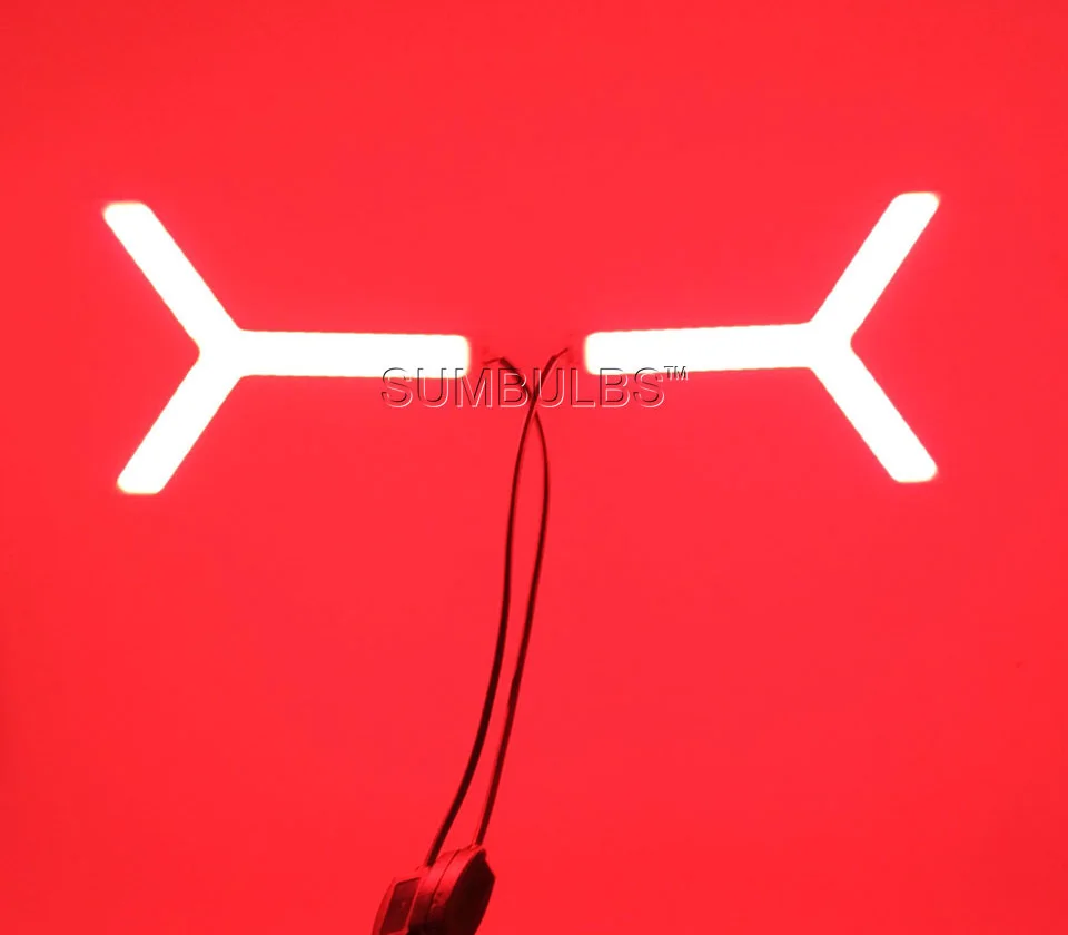 Red LED Light 12V 24V COB Lamp for DIY Car Stoplight Lighting Lamborghini Stop Lamp Bulb DC12-24V (10)