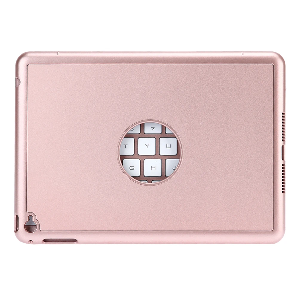 

Rose Gold Bluetooth Tablet Keyboard Ultra Thin 7 Colors Backlight Bluetooth Keyboard Smart Folio Case For iPad mini 4