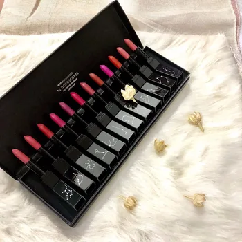 

Hot 2019 New 12 Constellation Lipstick Set 12-color Easy to Wear Long-lasting Nutritious Purchase greater Price more favorab