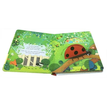 Usborne Peep Inside The Garden English Learning Flap Picture Book Educational 3D Flap Picture Books Children Reading Book 2