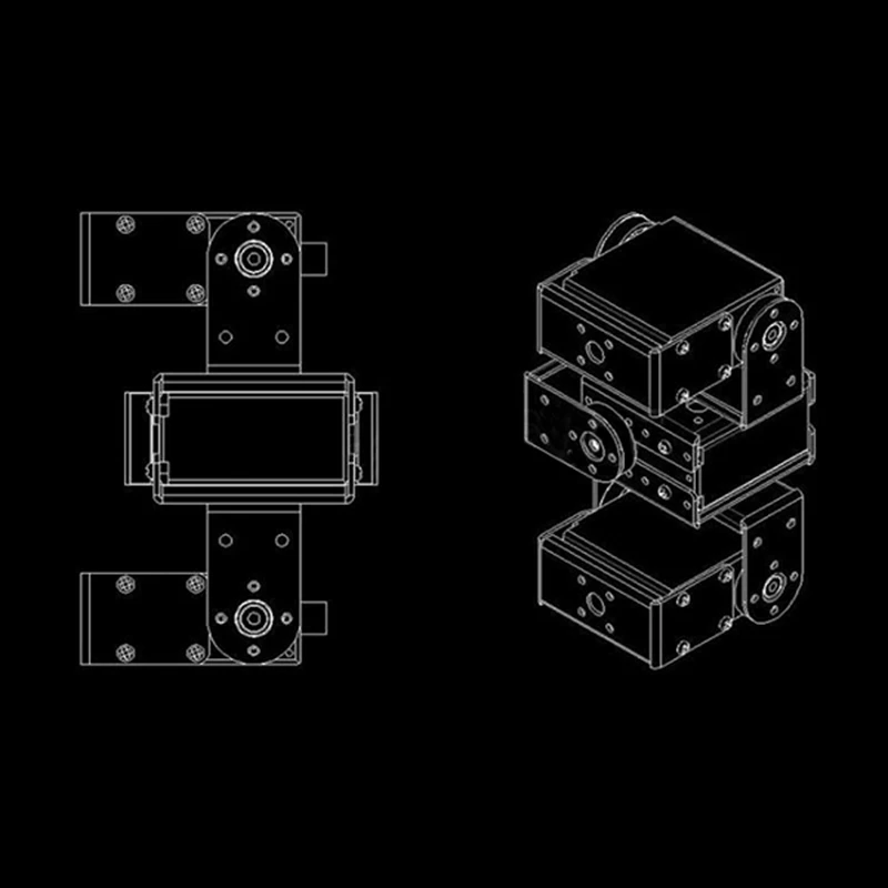 Высокое качество Универсальный 1,2 мм Servo Bracket PTZ робот-манипулятор DIY робот крепление для RC модель Quadcopter вертолет запчасти